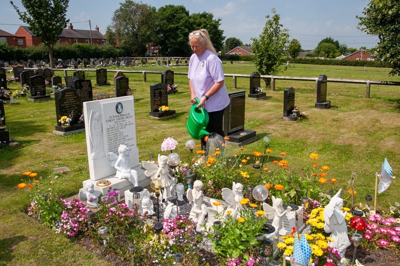 Other image for Wendy looks after graveyard for 25 years